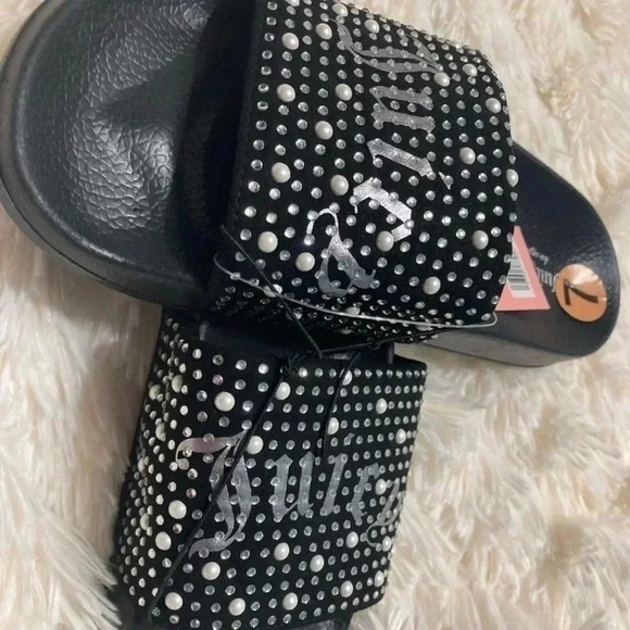 Juicy Couture Shoes - NWT juicy couture crystal  slides size 7
